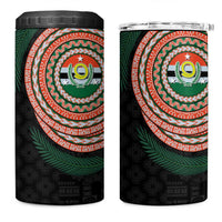 Penama Tribal Tattoo with Namele Leaves 4 in 1 Can Cooler Tumbler