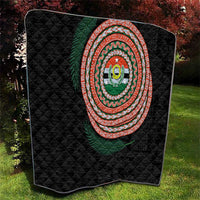 Penama Tribal Tattoo with Namele Leaves Quilt