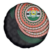 Penama Tribal Tattoo with Namele Leaves Spare Tire Cover