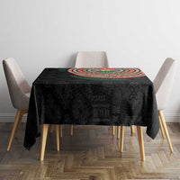 Penama Tribal Tattoo with Namele Leaves Tablecloth