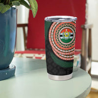 Penama Tribal Tattoo with Namele Leaves Tumbler Cup