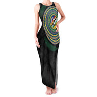 Torba Tribal Tattoo with Namele Leaves Family Matching Tank Maxi Dress and Hawaiian Shirt