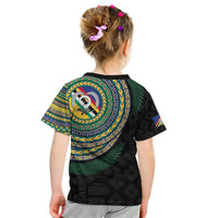 Torba Tribal Tattoo with Namele Leaves Kid T Shirt LT03 - Polynesian Pride