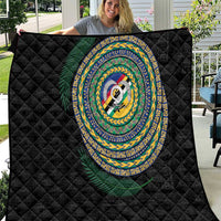 Torba Tribal Tattoo with Namele Leaves Quilt