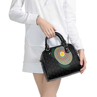 Shefa Tribal Tattoo with Namele Leaves Shoulder Handbag
