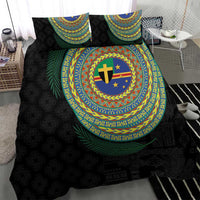 Tafea Tribal Tattoo with Namele Leaves Bedding Set