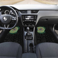 Tafea Tribal Tattoo with Namele Leaves Car Mats