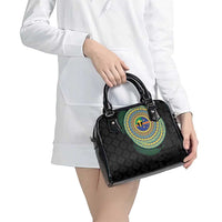 Tafea Tribal Tattoo with Namele Leaves Shoulder Handbag