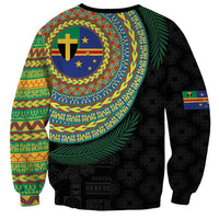 Tafea Tribal Tattoo with Namele Leaves Sweatshirt