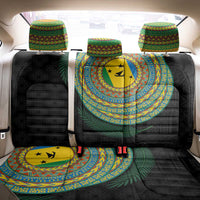 Malampa Tribal Tattoo with Namele Leaves Back Car Seat Cover