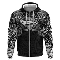 Super Samoan Traditional Tribal Art Tattoos Hoodie Black Color - Polynesian Pride