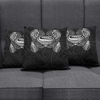 Super Samoan Traditional Tribal Art Tattoos Pillow Cover Black Color - Polynesian Pride