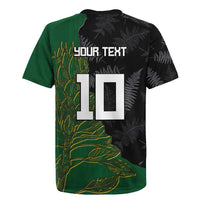 Custom Aotearoa South Africa Rugby Freedom Cup Rugby Jersey Kiwi Warriors Haka with King Protea Symbol - Polynesian Pride