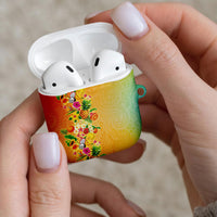 Hawaiian Tropical Fruits and Plants AirPods Case Kakau Pattern Summer Vibe