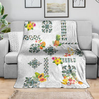 Hawaiian Quilts Blanket Tropical Fruits and Plants
