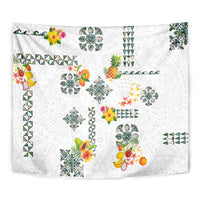 Hawaiian Quilts Tapestry Tropical Fruits and Plants