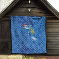 Tuvalu Heritage Quilt Map of the Islands and Polynesia Pattern