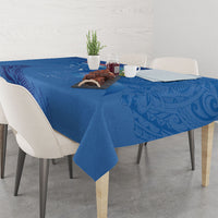Tuvalu Heritage Tablecloth Map of the Islands and Polynesia Pattern