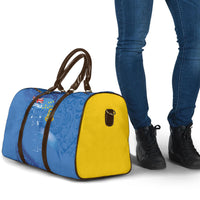Tuvalu Heritage Travel Bag Map of the Islands and Polynesia Pattern
