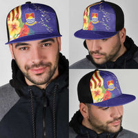 Kiribati Heritage Mesh Trucker Cap Map of the Islands and Polynesia Pattern