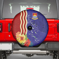 Kiribati Heritage Spare Tire Cover Map of the Islands and Polynesia Pattern