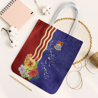 Kiribati Heritage Tote Bag Map of the Islands and Polynesia Pattern