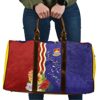 Kiribati Heritage Travel Bag Map of the Islands and Polynesia Pattern