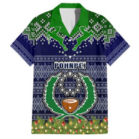 personalised-pohnpei-state-christmas-hawaiian-shirt-coat-of-arms-beautiful-merry-xmas-snowflake