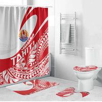 Tahiti Va'a Race Bathroom Set Polynesian Tattoos Sporty Style - Polynesian Pride