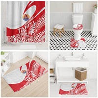 Tahiti Va'a Race Bathroom Set Polynesian Tattoos Sporty Style - Polynesian Pride