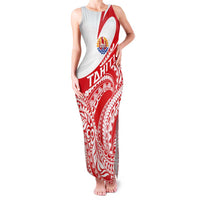 Personalised Tahiti Va'a Race Family Matching Tank Maxi Dress and Hawaiian Shirt Polynesian Tattoos Sporty Style - Polynesian Pride