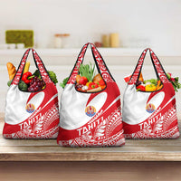 Tahiti Va'a Race Grocery Bag Polynesian Tattoos Sporty Style - Polynesian Pride