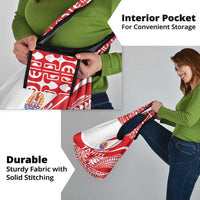 Tahiti Va'a Race Grocery Bag Polynesian Tattoos Sporty Style - Polynesian Pride