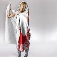 Tahiti Va'a Race Hooded Blanket Polynesian Tattoos Sporty Style - Polynesian Pride