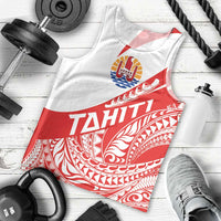 Personalised Tahiti Va'a Race Men Tank Top Polynesian Tattoos Sporty Style - Polynesian Pride