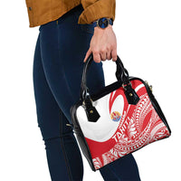 Tahiti Va'a Race Shoulder Handbag Polynesian Tattoos Sporty Style - Polynesian Pride