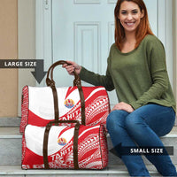 Tahiti Va'a Race Travel Bag Polynesian Tattoos Sporty Style - Polynesian Pride