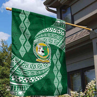 Tonga Lahaina High School Garden Flag Traditional Ngatu and Polynesian Pattern LT03 - Polynesian Pride