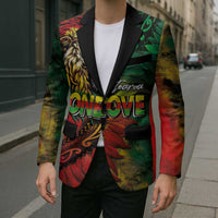 Aotearoa One Love Blazer Reggae Lion with Kakahu Huruhuru