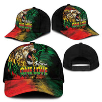 Aotearoa One Love Classic Cap Reggae Lion with Kakahu Huruhuru