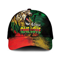 Aotearoa One Love Mesh Trucker Cap Reggae Lion with Kakahu Huruhuru