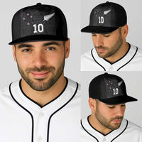 Custom Aotearoa Rugby Baseball Net Cap Fern Blacks-Traditional Maori Motifs Design