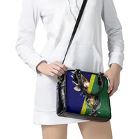 Manu'a Island and American Samoa Shoulder Handbag Rooster and Eagle Mascot