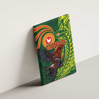 Proud of Manu'a Islands Canvas Wall Art Rooster and Polynesian Art Wing Style