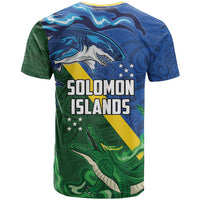 Solomon Islands Polynesian Tribal Shark and Crocodile T Shirt