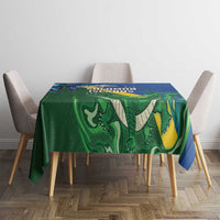 Solomon Islands Polynesian Tribal Shark and Crocodile Tablecloth