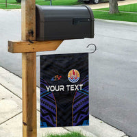 Personalised Tahiti Triathlon Polynesian Pattern Garden Flag