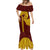 Tonga High School Mermaid Dress Traditional Ngatu and Polynesian Pattern LT03 - Polynesian Pride
