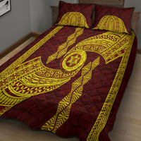 Tonga High School Quilt Bed Set Traditional Ngatu and Polynesian Pattern LT03 - Polynesian Pride
