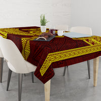 Tonga High School Tablecloth Traditional Ngatu and Polynesian Pattern LT03 - Polynesian Pride